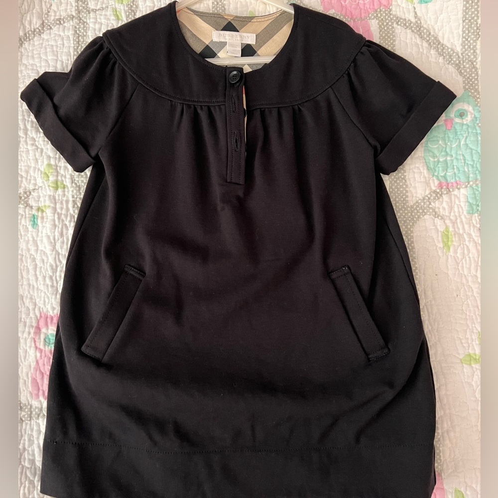 Burberry black dress size 5Y